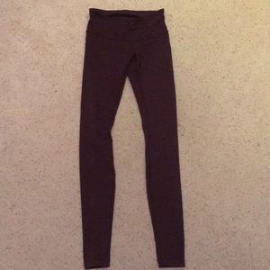 lulu marron leggings